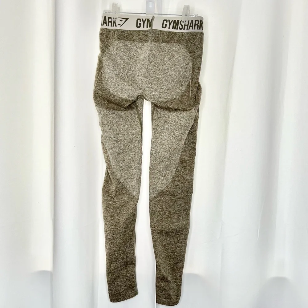 GYMSHARK Flex Leggings Olive Green